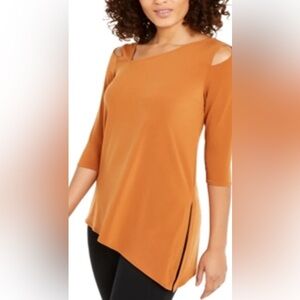 Alfani Woman’s asymmetrical Cold Shoulder Top